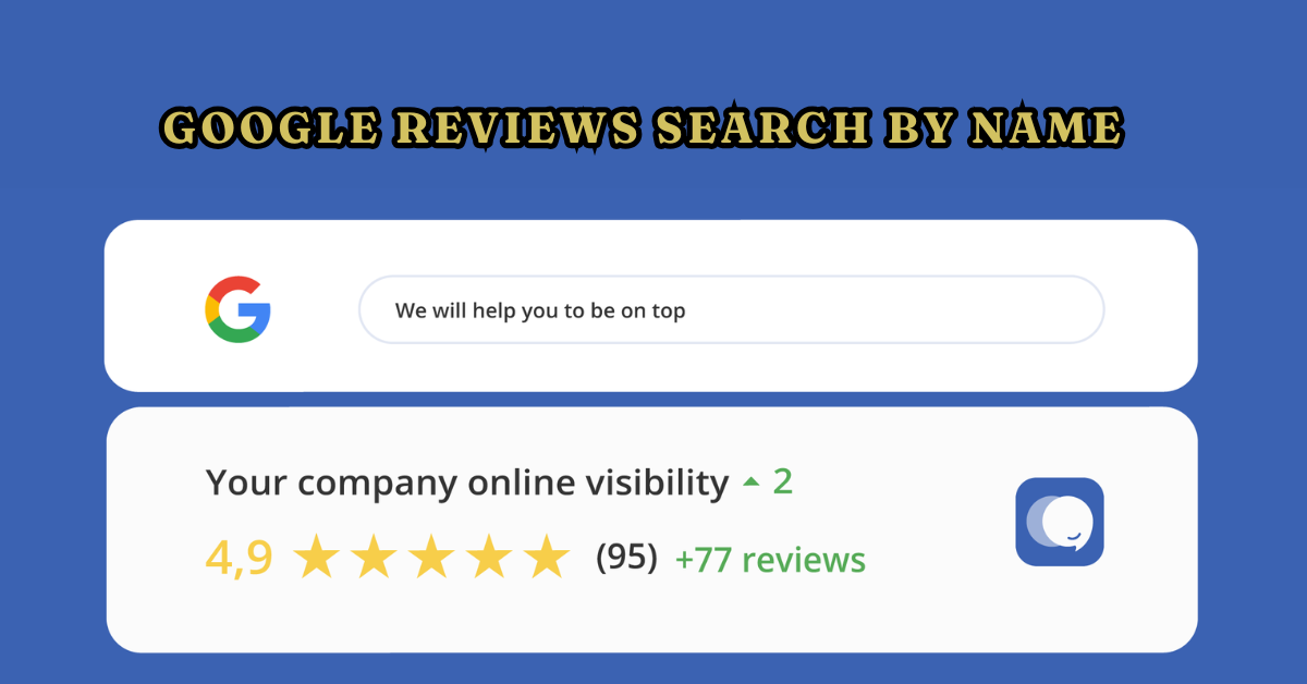 google reviews search by name